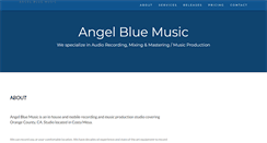 Desktop Screenshot of angelbluemusic.com